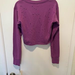 Bombshell Sportswear Purple Crop Top